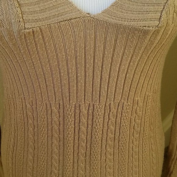 Brown V-neck sweater - Picture 4 of 4